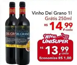 UniSuper Vinho Del Grano oferta
