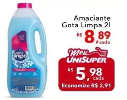 UniSuper Amaciante Gota Limpa oferta