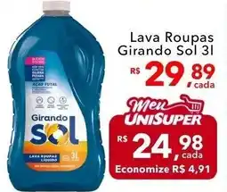 UniSuper Lava Roupas Girando Sol oferta