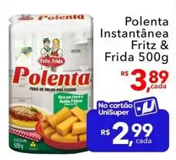 UniSuper Polenta Instantânea Fritz & Frida oferta