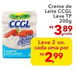UniSuper Creme de Leite CCGL Leve TP oferta