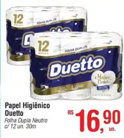 Fort Atacadista Papel Higiênico Duetto oferta
