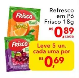 UniSuper Refresco em Pó Frisco oferta