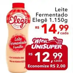 UniSuper Leite Fermentado Elegê oferta
