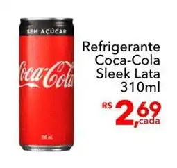 UniSuper Refrigerante Coca-Cola Sleek Lata oferta