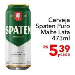 UniSuper Cerveja Spaten Puro Malte Lata oferta