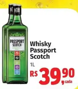 Supermercados Mateus Whisky Passport Scotch oferta