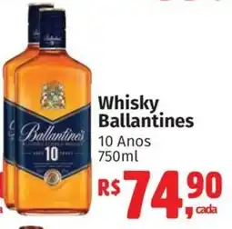 Supermercados Mateus Whisky Ballantine's 10 Anos oferta
