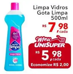 UniSuper Limpa Vidros Gota Limpa oferta