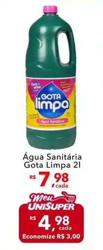 UniSuper Água Sanitária Gota Limpa oferta