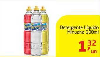 Tenda Atacado Detergente Líquido Minuano 500ml oferta