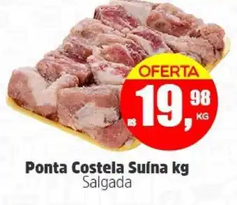 Ponta Costela Suína Salgada 1kg