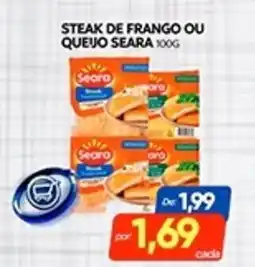Novo Mix Steak de frango ou queuo seara oferta
