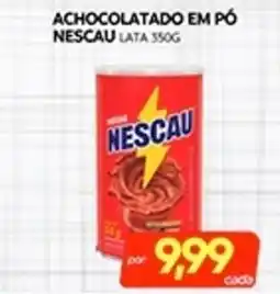 Novo Mix Achocolatado em pó nescau lata oferta