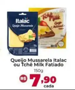Ultrabox Queijo Mussarela Italac ou Tchê Milk Fatiado oferta