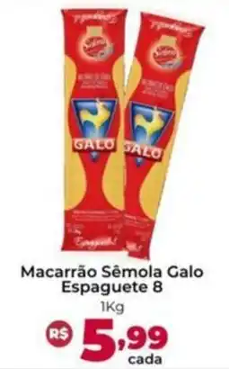 Ultrabox Macarrão Semola Galo Espaguete 8 oferta