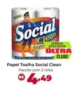 Ultrabox Papel Toalha Social Clean oferta