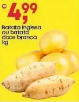 Frangolândia Batata inglesa ou batata doce branca oferta