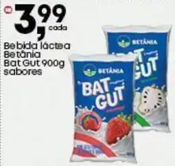 Frangolândia Bebida láctea Betânia Bat Gut sabores oferta