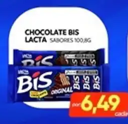 Novo Mix Chocolate bis lacta sabores oferta