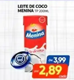 Novo Mix Leite de coco menina tp oferta