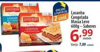 Akki Atacadista Lasanha Congelada Massa Leve Sabores 600g oferta