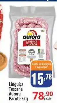 Akki Atacadista Linguiça Toscana Aurora 5kg oferta