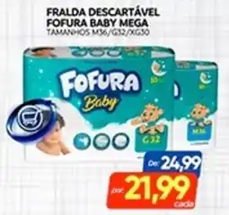 Novo Mix Fralda descartável fofura baby mega oferta