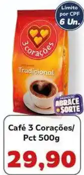 Supermercados Tauste Café 3 Corações/ Pct oferta