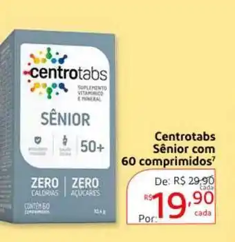 Centratabs Sênior Com 60 Comprimidos
