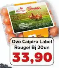 Supermercados Tauste Ovo Caipira Label Rouge/ Bj oferta