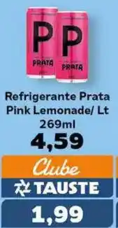 Supermercados Tauste Refrigerante Prata Pink Lemonade/ Lt oferta
