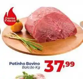 Barracão Supermercado Patinho Bovino Balcão 1kg oferta