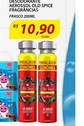 Assaí Atacadista Desodorante Aerossol Old Spice Fragrâncias oferta