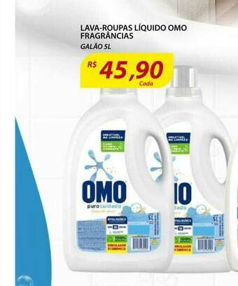 Assaí Atacadista Lava-roupas Liquido Omo Fragrâncias oferta