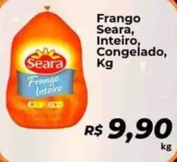 Supermercados Bretas Frango Seara, Inteiro, Congelado, oferta