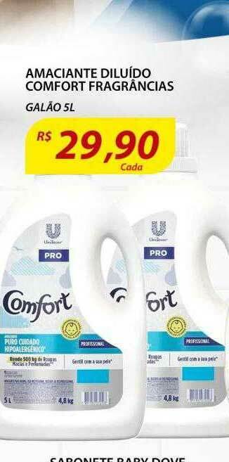 Assaí Atacadista Amaciante Diluido Comfort Fragrâncias oferta