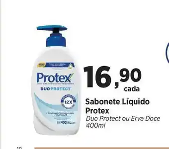 Drogaria Araújo Sabonete Líquido Protex 400ml oferta