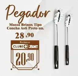 Rede Top Pegador Massa Brinox Tipo Concha Asti Preto un. oferta