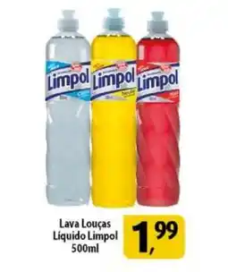 Coelho Diniz Lava Louças Líquido Limpol oferta