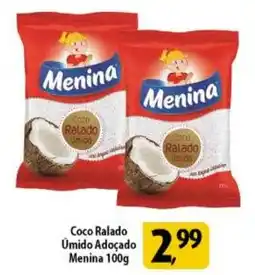 Coelho Diniz Coco Ralado Úmido Adoçado Menina oferta