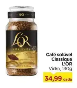Carrefour Café solúvel Classique L'OR Vidro, oferta