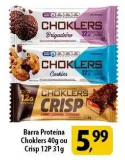 Coelho Diniz Barra Proteína Choklers ou Crisp 12P oferta