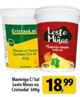 Coelho Diniz Manteiga C/Sal Leste Minas ou Cristaulat oferta