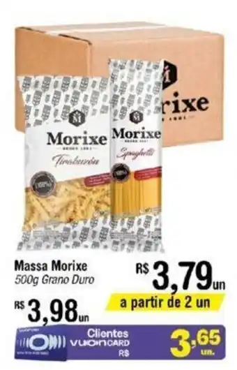 Fort Atacadista Massa Morixe 500g oferta