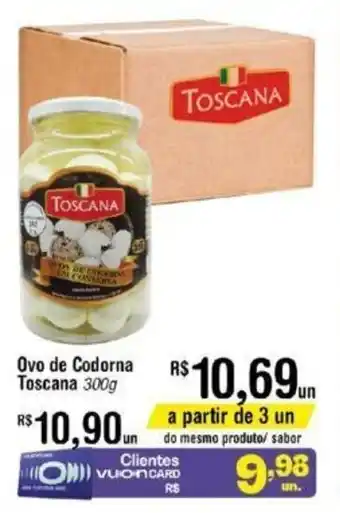 Ovo de Codorna Toscana 300g