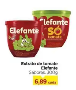 Carrefour Extrato de tomate Elefante Sabores, oferta