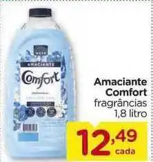 Carrefour Amaciante Comfort Fragrâncias 1.8L oferta
