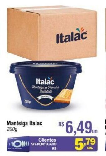 Fort Atacadista Manteiga Italac 200g oferta
