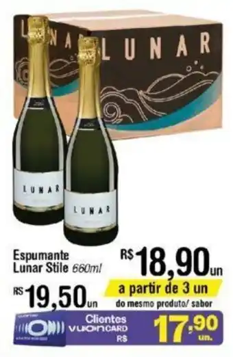 Fort Atacadista Espumante Lunar Stile 660ml oferta